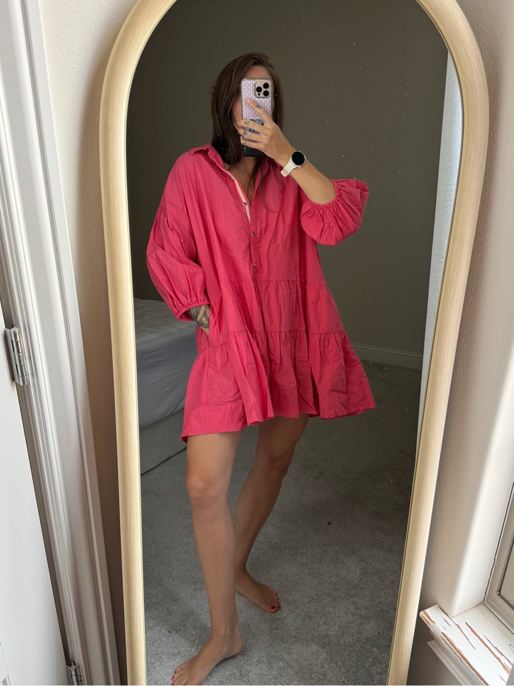 Free People Cotton Poplin Dress